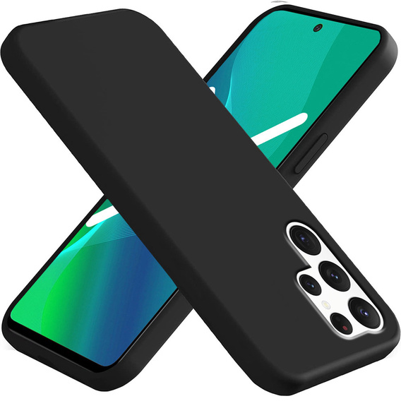 Калъф за Samsung Galaxy S22 Ultra 5G, Silicone Lite, черен