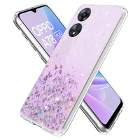 Калъфи за Oppo A78 5G, Glittery, лилав