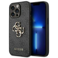 Калъфи GUESS за iPhone 14 Pro, 4G Big Metal Logo, сив