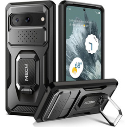 Калъф за Google Pixel 8, Tongate MECH Series със стойка, черен