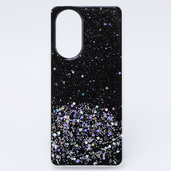 Калъфи за Oppo A58 4G, Glittery, черен