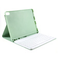 Калъф + клавиатура iPad Air 10.9 4 2020 / 5 2022, светлозелен