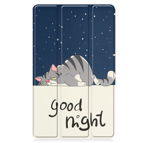 Калъф за Lenovo Tab M8 Gen 4 TB-300FU, Smartcase, sleeping cat