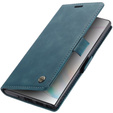 CASEME калъф за Samsung Galaxy Note 10 Plus/5G, Leather Wallet Case, зелен