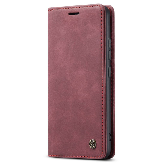 CASEME калъф за Xiaomi 12T / 12T Pro, Leather Wallet Case, червен