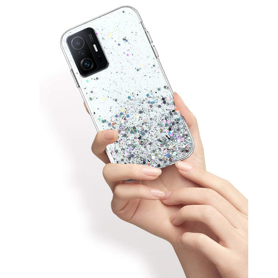 Калъфи за Xiaomi 11T / 11T Pro, Glittery, прозрачен