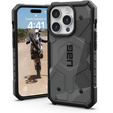 Калъфи Urban Armor Gear за iPhone 15 Pro, Pathfinder MagSafe Geo Camo, сив