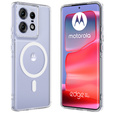 Калъф за Motorola Edge 50 Pro, Fusion Hybrid, за MagSafe, прозрачен