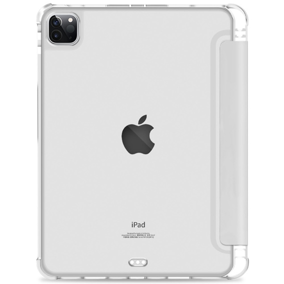 Калъф за iPad Pro 11 2022 / 2021 / 2020, Smartcase Hybrid, с място за стилус, сив