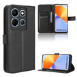 Калъф с капак за Infinix Note 30 5G, Wallet Smart Magnet, черен