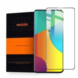 Mocolo Full Glue закалено стъкло за Samsung Galaxy A71, черна рамка