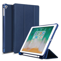 Калъф за iPad 9.7 2018 / 2017/ Air / Air 2, Smartcase с място за стилус, тъмносин