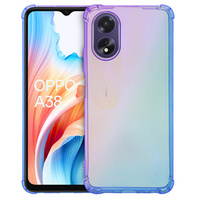 Калъфът Gradient Dropproof за Oppo A38 4G / Oppo A18 4G, Лилаво / синьо