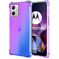 Калъфът Gradient Dropproof за Motorola Moto G54 5G, Лилаво / синьо