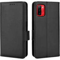 Калъф с капак за Ulefone Note 12P, Wallet Litchi Magnet, черен