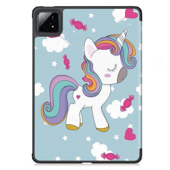 Калъф за Xiaomi Pad 7 / Xiaomi Pad 7 Pro, Smartcase, unicorn