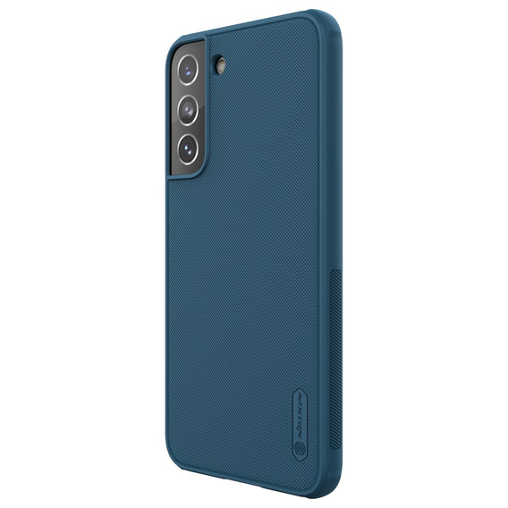 Калъфът NILLKIN за Samsung Galaxy S22, Super Frosted Shield Case, син
