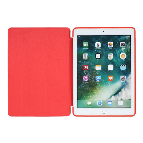 Калъф за iPad 7/8/9 10.2 2019/2020/2021, Smartcase, червен