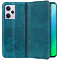 Калъфи за Xiaomi Redmi Note 12 Pro+ 5G, Wallet Litchi Leather, зелен