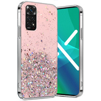 Калъфи за Xiaomi Redmi Note 11/11S, Glittery, розов