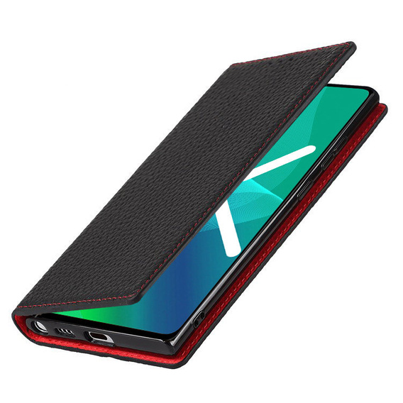 Кожен калъф за Samsung Galaxy S20, ERBORD Grain Leather, черен