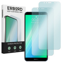 2x Закалено стъкло за Huawei Y6 2018, ERBORD 9H Hard Glass на екрана