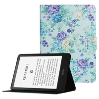 Калъф с капак за Amazon Kindle Paperwhite V / 5 2021, Flowers