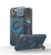 Брониран калъф за iPhone 16 Pro Max, Dexnor CamProtect MagSafe, тъмносин 