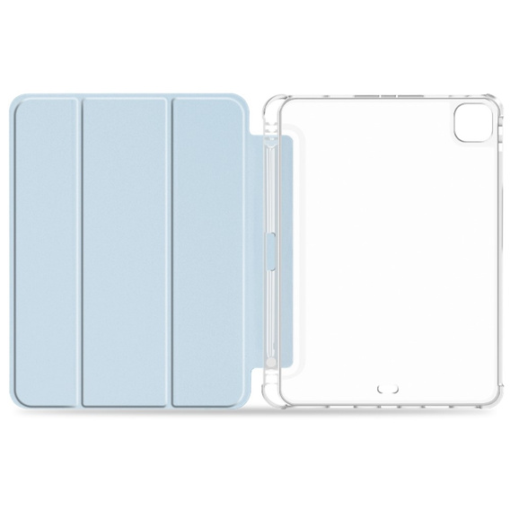 Калъф за iPad Pro 11 2022 / 2021 / 2020, Smartcase Hybrid, с място за стилус, син