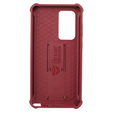 Брониран калъф за Samsung Galaxy S22 Ultra, Dexnor Full Body, червен