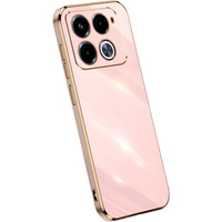 Калъф за Infinix Note 40 Pro, Glamour CamShield, розов rose gold