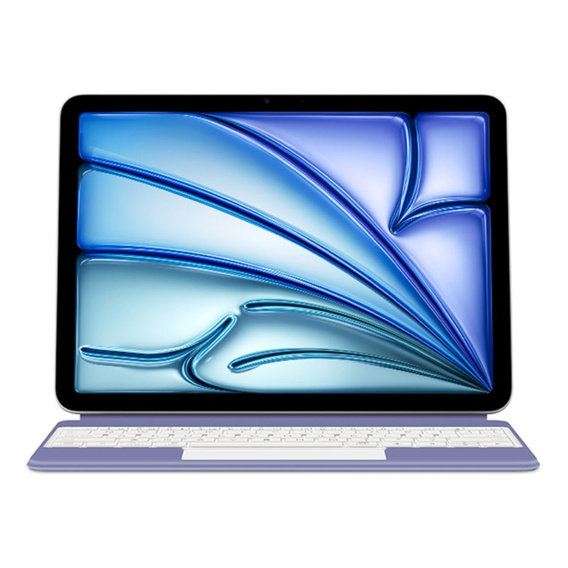 Калъф за клавиатура за iPad Air 13" 2024, Magnetic Keyboard Touchpad, лилав
