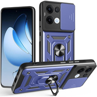 Брониран калъф за Oppo Reno 13, CamShield Slide, син