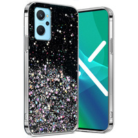 Калъфи за Realme 9i / Oppo A96, Glittery, черен