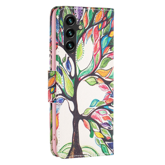 Калъф с капак за Samsung Galaxy A35 5G, Wallet, Tree of Life