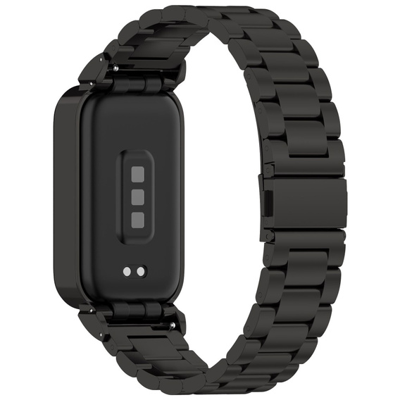 Стоманена гривна за Xiaomi Smart Band 8 Pro, черна