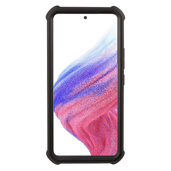 Брониран калъф за Samsung Galaxy A53 5G, Dexnor Full Body, черен