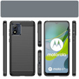 Калъфът за Motorola Moto E13, Carbon, черен