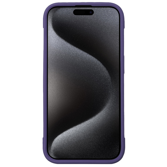 Калъф за iPhone 15 Pro Max, ERBORD Armor Mag, лилав