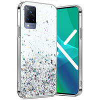 Калъфи за Vivo V21 5G, Glittery, прозрачен