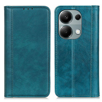 Калъфи за Xiaomi Redmi Note 13 Pro 4G, Wallet Litchi Leather, зелен