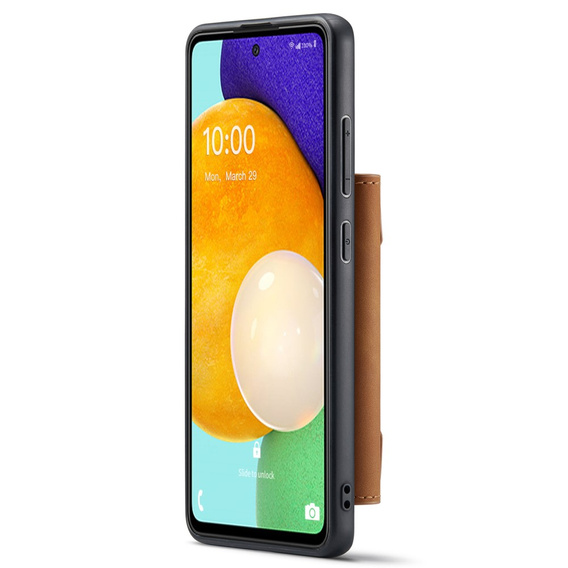 Калъфи за Samsung Galaxy A53 5G, DG.MING 2in1, кафяв