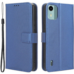 Калъф с капак за Nokia C12 4G, Wallet Smart Magnet, син