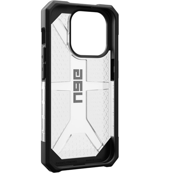 Калъфи Urban Armor Gear за iPhone 15 Pro, Plasma, прозрачен / черен