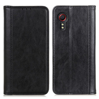 Калъфи за Samsung Galaxy Xcover 7, Wallet Litchi Leather, черен