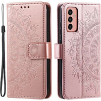 Калъф с капак за Samsung Galaxy A14 4G/5G, Mandala, розов rose gold