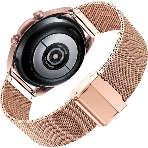 Bransoleta Milanese z teleskopem 20mm, Rose Gold