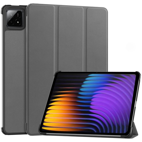 Калъф за Xiaomi Pad 7 / Xiaomi Pad 7 Pro, Smartcase, сив