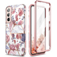 Калъфи за Samsung Galaxy S22, Suritch Full Body Marble, розов