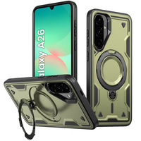 Калъф за Samsung Galaxy A26, Military MagSafe, зелен